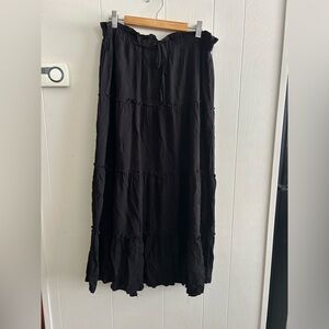 Love Tree Long Bohemian Skirt L Half inner liner